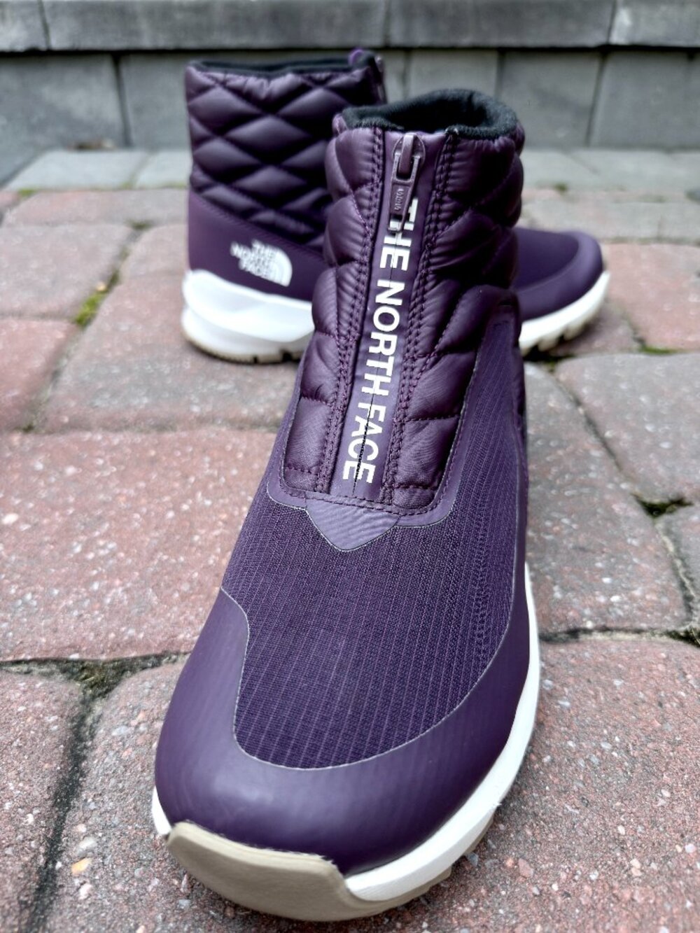 The North Face ThermoBall Progressive Zip Boots Womens 11 Purple Insulated - Picture 11 of 11